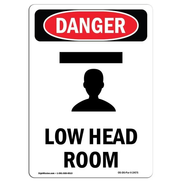 Safety Sign, OSHA Danger, 18